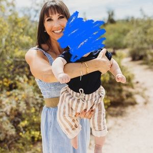 Rylee + Cru striped pants